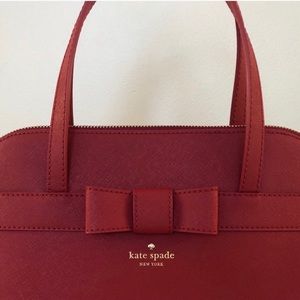Kate Spade Leather Large crossbody bag RED